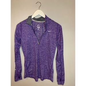 Purple Nike half zip